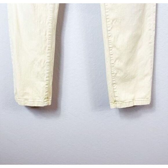 Anthropologie PILCRO AND THE LETTERPRESS Size 30 Solid Pale Yellow Pants - Picture 5 of 9